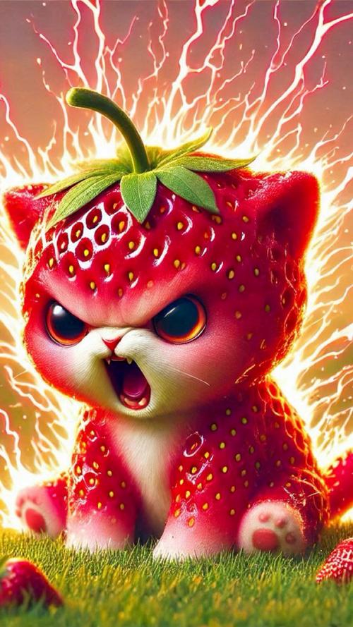 猫咪与水果的奇妙碰撞：菠萝蜜草莓视频绿巨人的萌宠爆笑瞬间解析