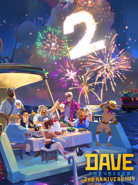 《潜水员戴夫》迎来了两周年庆典！同时，官方正式宣布新的扩展包将在明年推出