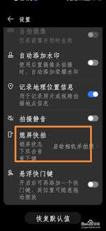 荣耀手机如何实现熄屏拍照的操作——荣耀设备熄屏快速拍摄指南