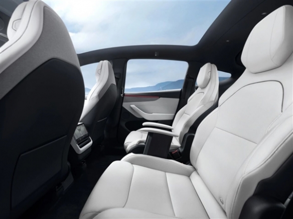 全新浅灰色高端内饰正式推出，适用于特斯拉Model Y L版本，售价为8000元。  
