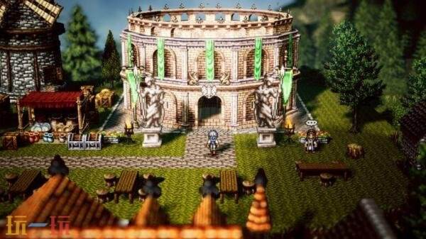 《歧路旅人0》最新情报与截图公开 同时公布旅行者介绍