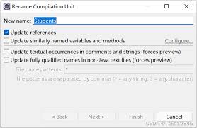 如何在Eclipse中更改类的命名—详细指南
如何在Eclipse中更改类的命名—详细指南
