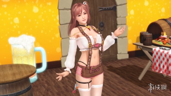 《死或生：沙滩排球》推出了全新湿身泳装，配备丰盈泡沫女仆造型！