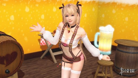 《死或生：沙滩排球》推出了全新湿身泳装，配备丰盈泡沫女仆造型！