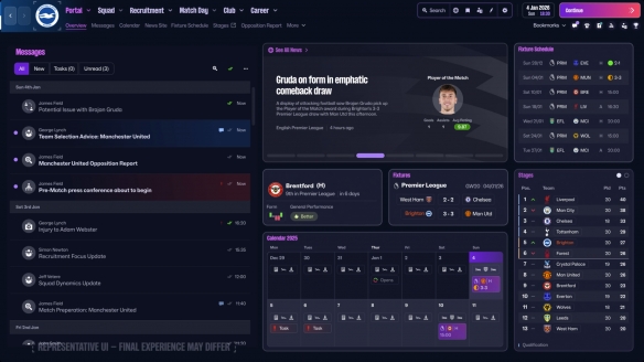 《足球经理26》beta版本试玩报告：整体革新仍属未完成状态