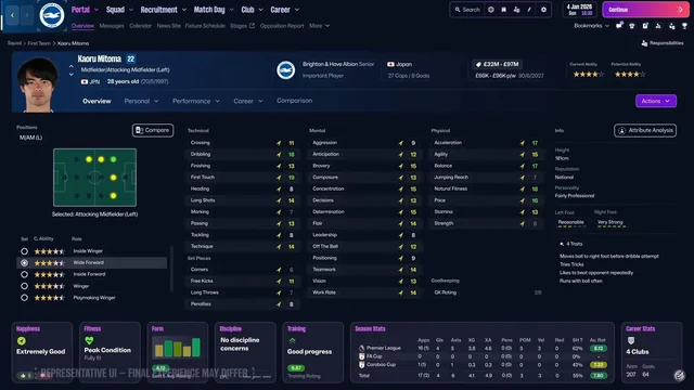 《足球经理26》beta版本试玩报告：整体革新仍属未完成状态