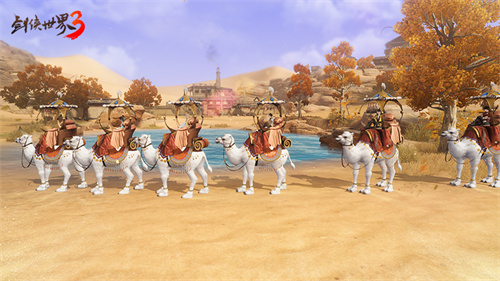 偶遇飞天奇迹！《剑侠世界3》敦煌联动时装引领国风新潮流