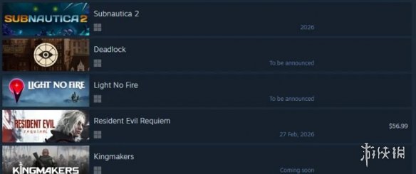 狂热程度令人震惊！《生化危机9》尚未发行便已冲入Steam愿望单前四名