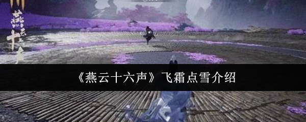 《燕云十六声》中“飞霜点雪”装备的详细介绍