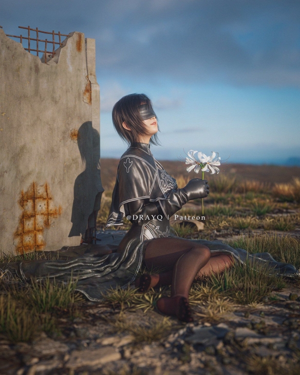 《最终幻想7RE》爱丽丝的3D精美图片欣赏：圣诞节穿搭展现娇媚魅力！