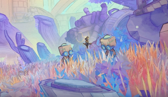 水彩画风格的银河城新作《秘奥：秘宇奥忆》已确定于1月21日正式发行！

