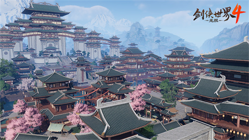 彰显东方古韵!《剑侠世界4:无限》精细呈现东方建筑之美 彰显东方古韵!《剑侠世界4:无限》精细呈现东方建筑之美