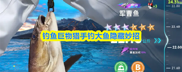 钓鱼巨物猎手中钓取大型鱼类的隐藏技巧详解