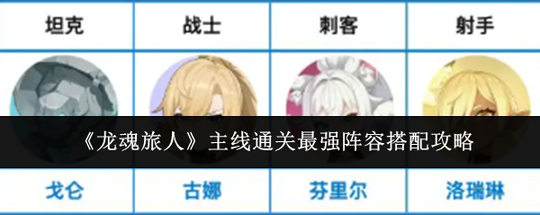 《龙魂旅人》主线顺利通关的最佳阵容配搭指南