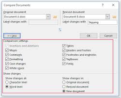 如何在Word中检测两份文档的差异——Word对比两个文件内容的异同 如何在Word中检测两份文档的差异——Word对比两个文件内容的异同