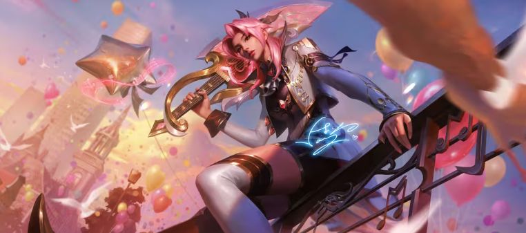 《英雄联盟手游》锐雯“告白气球”皮肤的技能特效详细解析