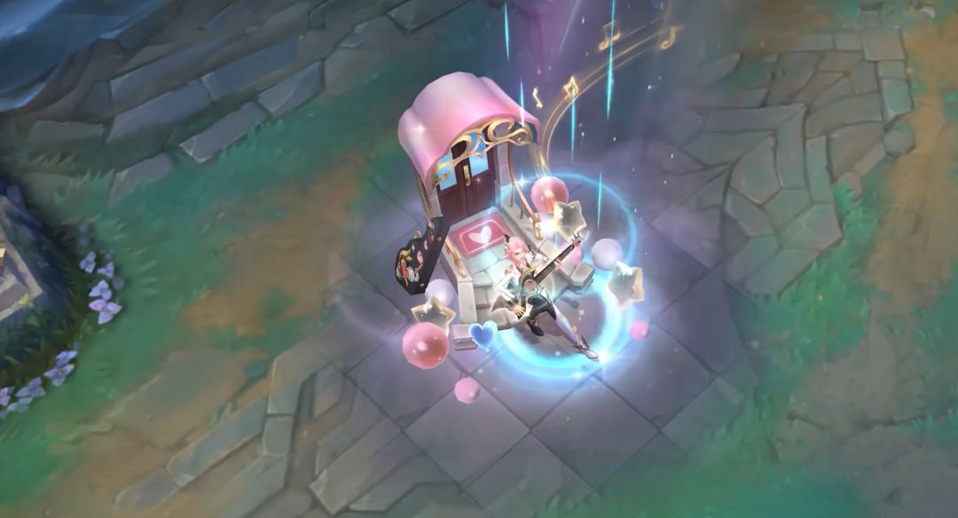 《英雄联盟手游》锐雯“告白气球”皮肤的技能特效详细解析