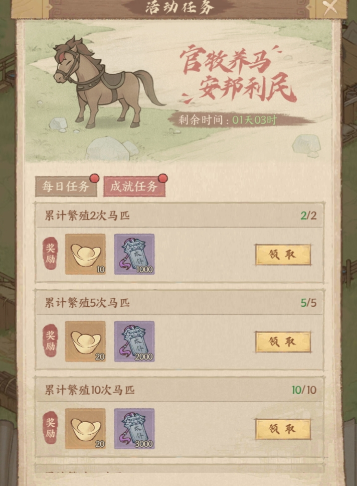 在这座城市中，掌握高效养马的策略是获取“太仆令”以换取稀有资源的关键。