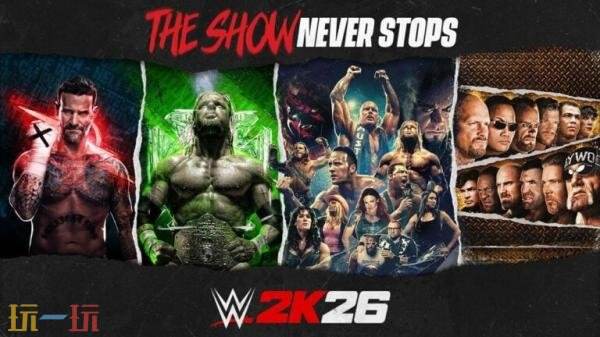 《WWE 2K26》基础版将于3月13日正式发售！  
