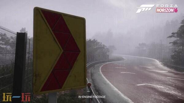 《极限竞速：地平线6》展示了令人惊叹的环境场景，特别是樱花道与山丘的美丽风光，让人流连忘返
