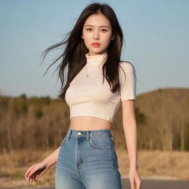 有牛仔裤美女的女国产在线