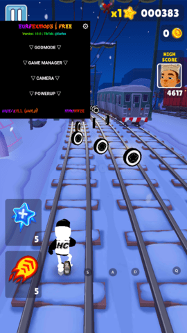 地铁跑酷黑白芝加哥沙漏金币版本