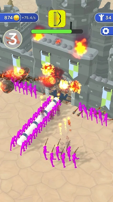 空闲攻城锤城堡围攻