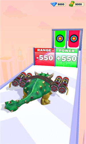 恐龙射手枪进化跑手游2024最新版