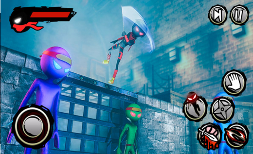 火柴人忍者街霸