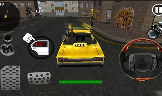城市出租车自行车驾驶3D