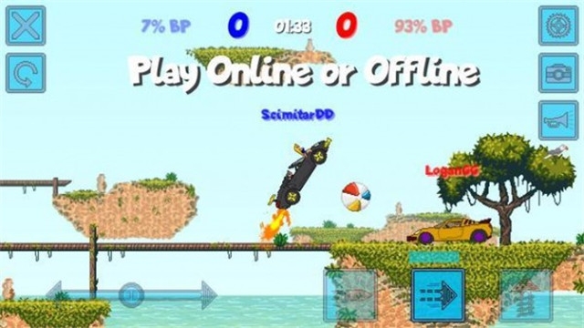 像素火箭汽车模拟器