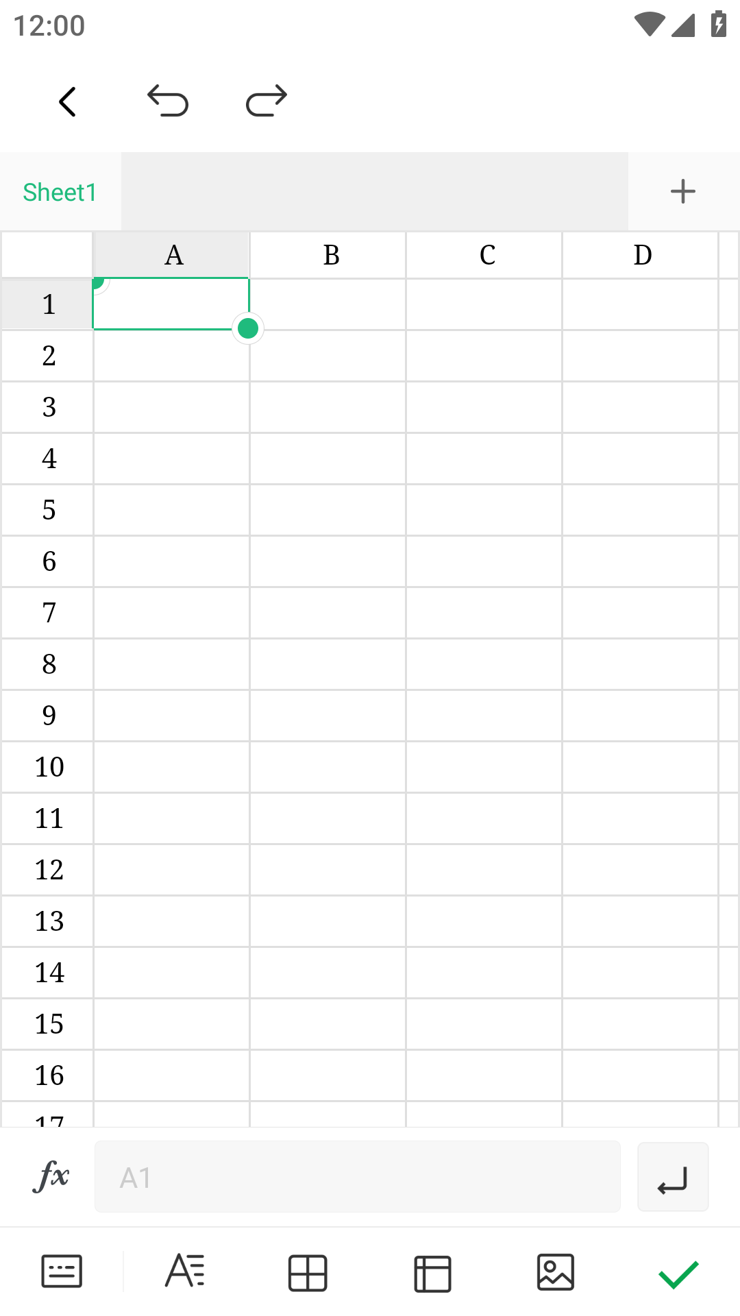 手机excel表格瀚晶版