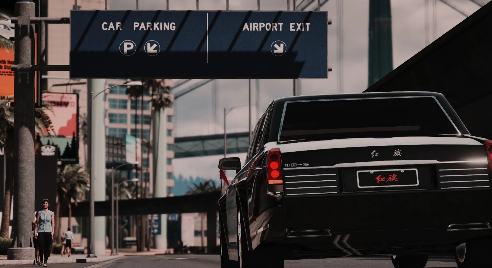 红旗h9驾驶模拟