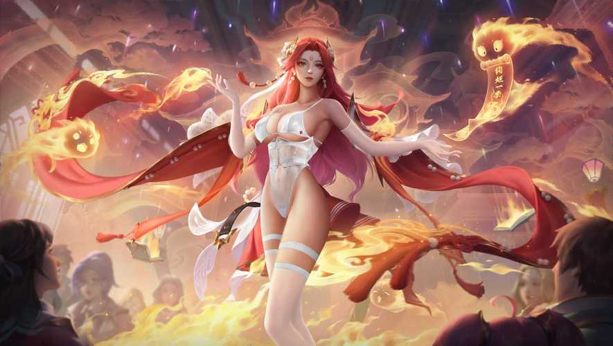 王者女英雄去掉所有服装不和小内