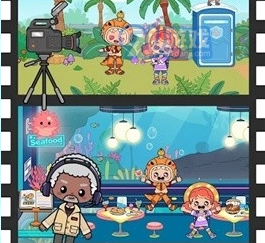 啊哈世界芭比梦幻城堡