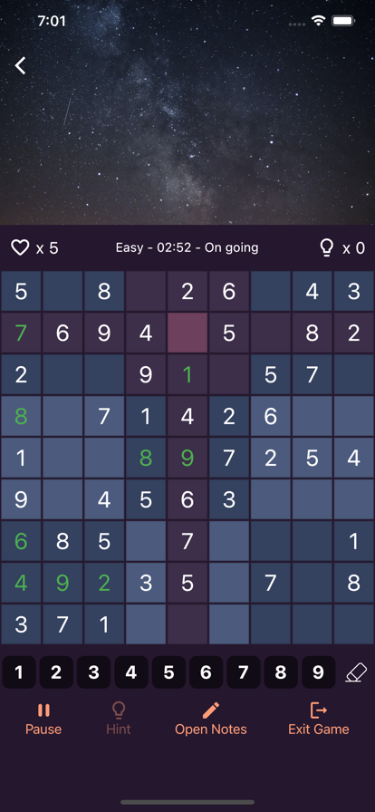 数独迷九宫格数字逻辑解谜益智