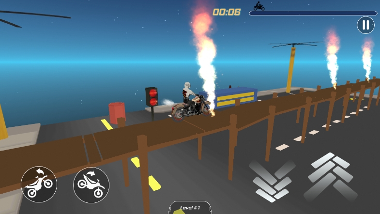 自行车高空行驶