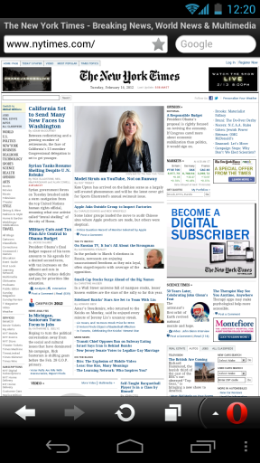 欧朋浏览器经典