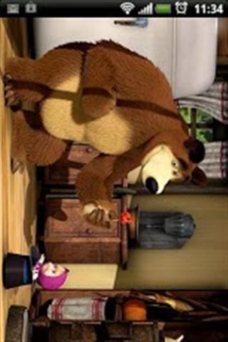 玛莎和熊儿童钓鱼