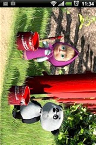 玛莎和熊儿童钓鱼