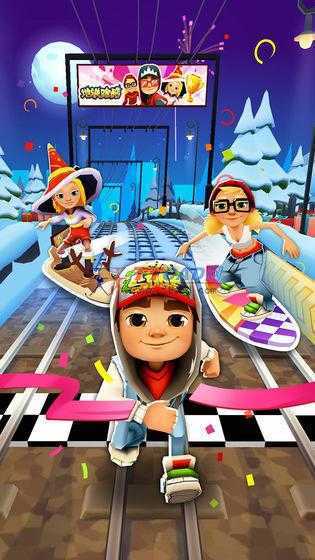 地铁跑酷全皮肤雪地版超级杰克