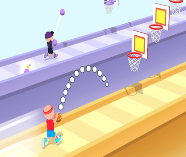奔跑篮球